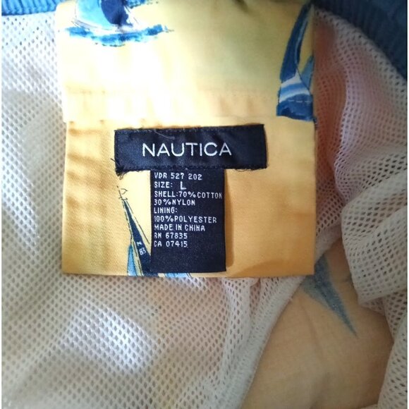 Nautica Men's Nautical Boat Themed Swim Trunks Size L - Picture 4 of 4
